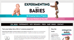 Desktop Screenshot of experimentingwithbabies.com
